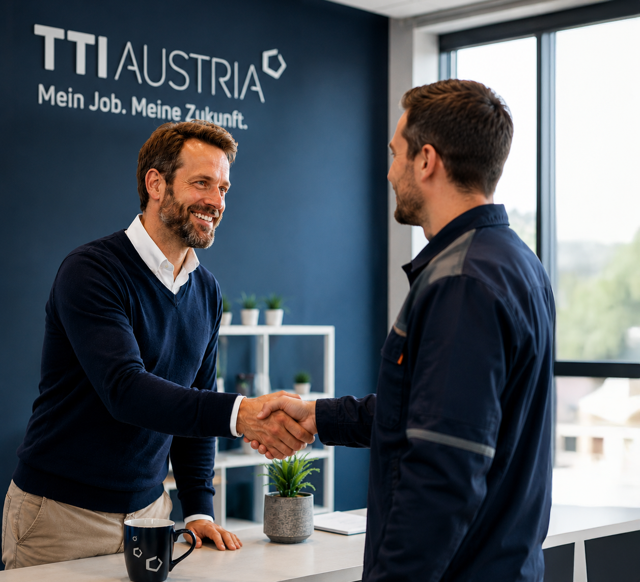 Erfolgreiche Personalvermittlung – TTI Austria TTI Berater nach erfolgreicher Personalvermittlung